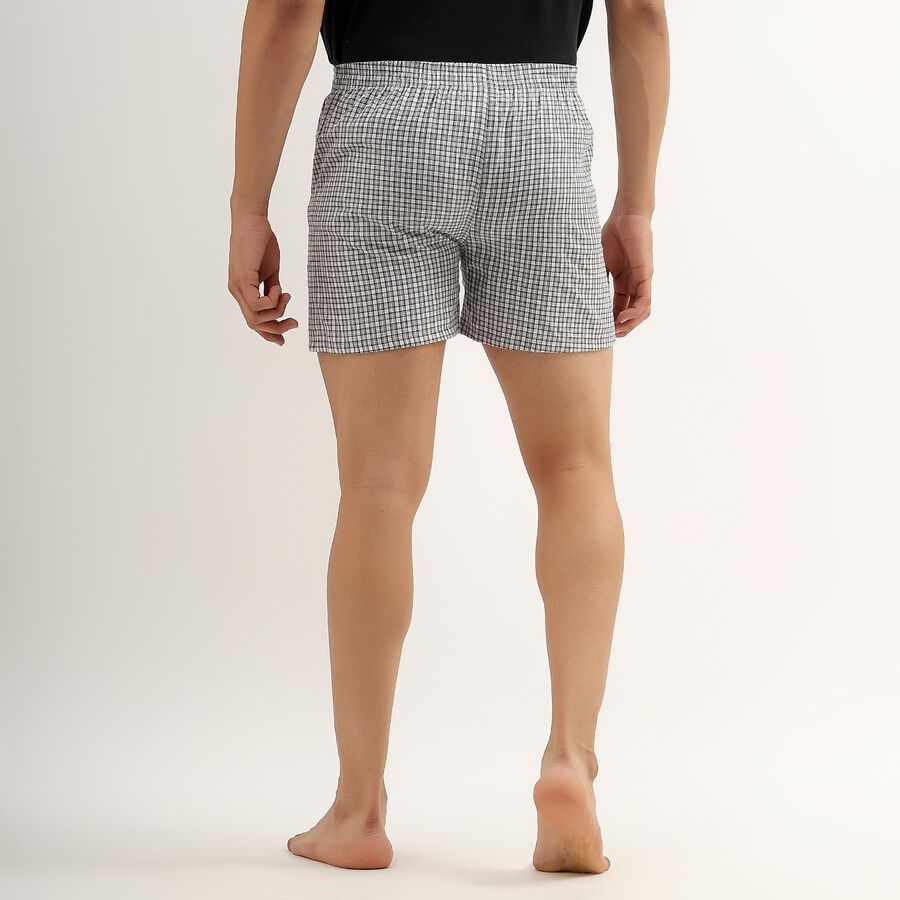 Men's Inner Elastic Boxers , Dark Grey, large image number null