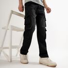 Men's 100% Cotton Jeans , Black, small image number null
