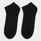 Men's Light Gray and White and Charcoal Black Ankle Socks, मिश्रित हल्का ग्रे, small image number null