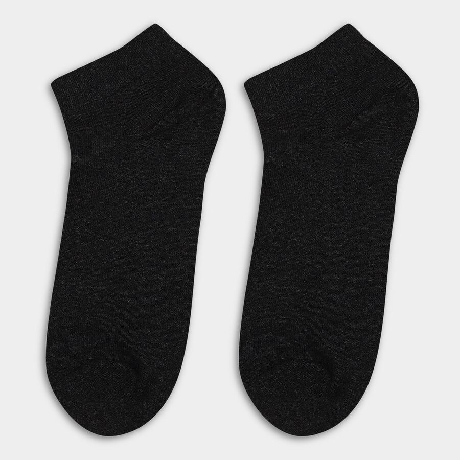 Men's Light Gray and White and Charcoal Black Ankle Socks, मिश्रित हल्का ग्रे, large image number null