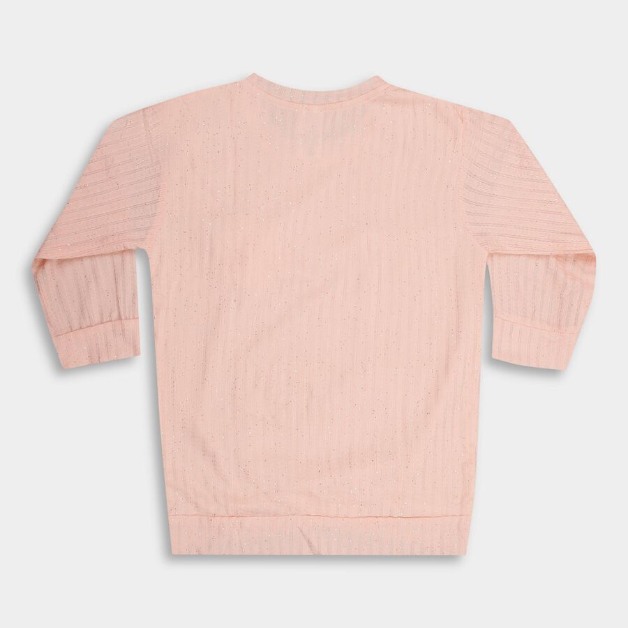 Girls' T-Shirt, पीच, large