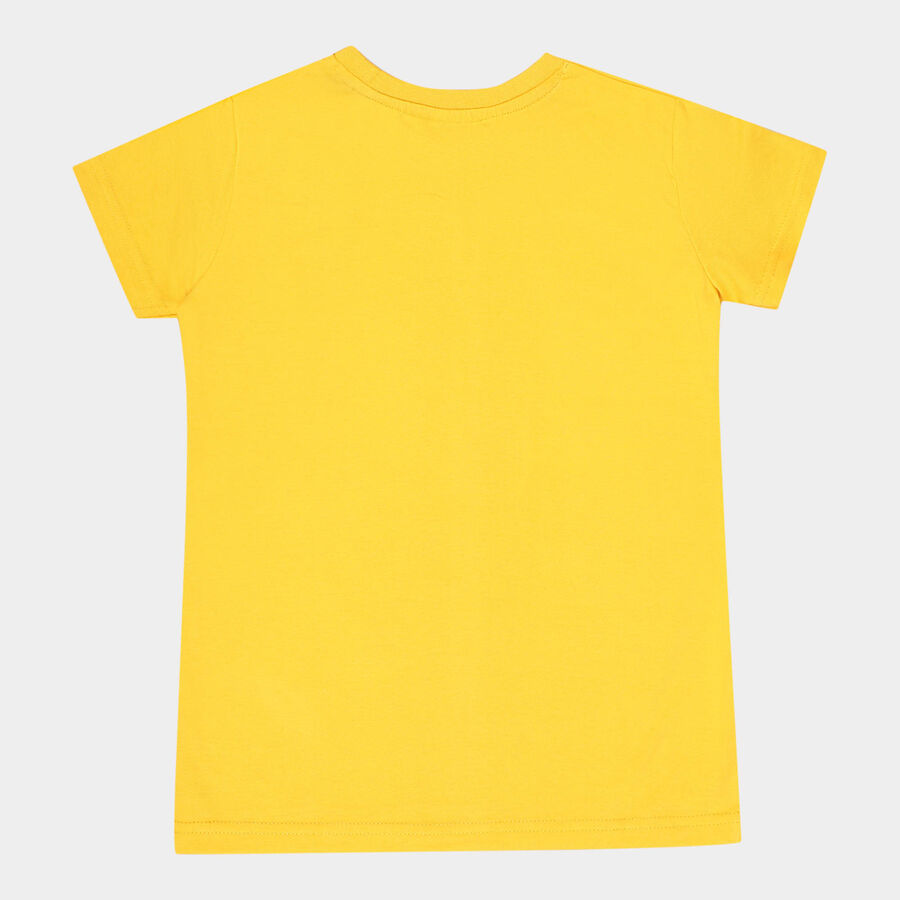 बॉयज टी-शर्ट, मस्टर्ड, large image number null