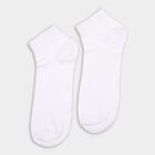 Men's Socks (Pack of 3), सफ़ेद, small