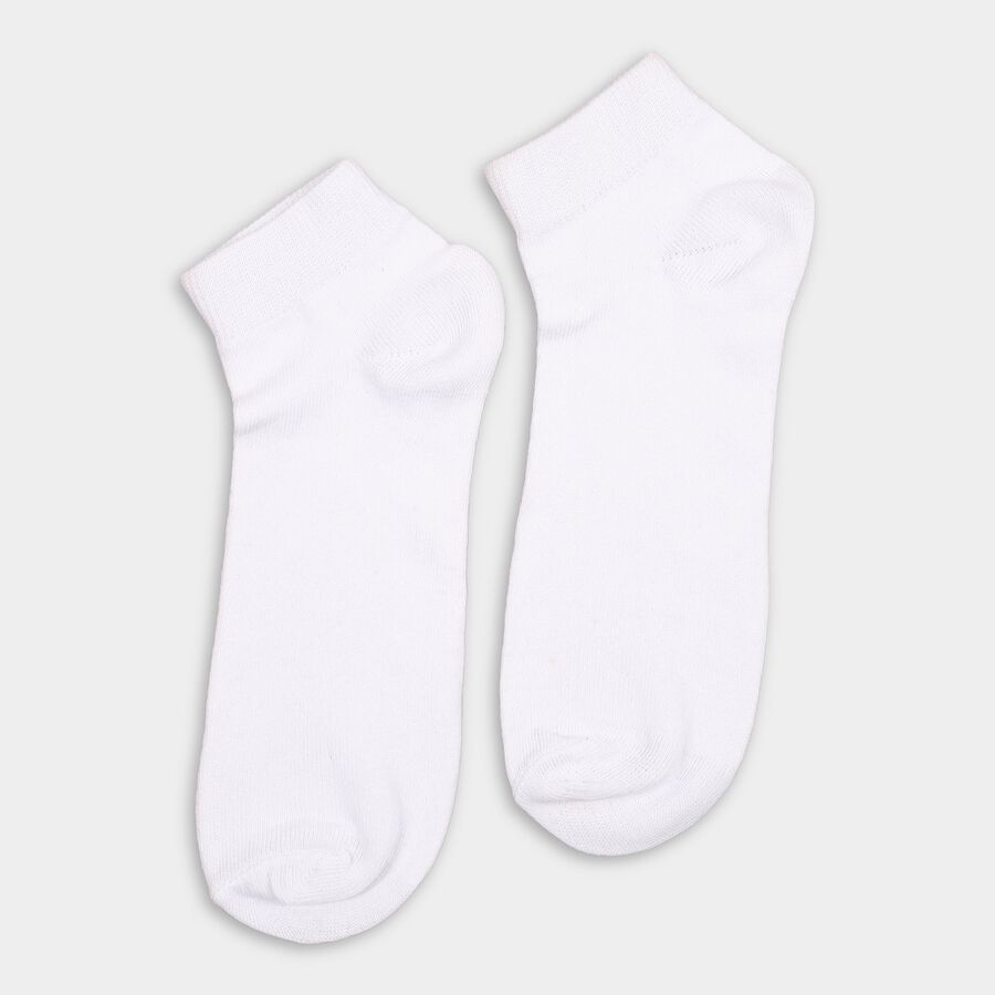 Men's Socks (Pack of 3), सफ़ेद, large
