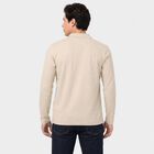 Men's Beige Polo Neck Polo T-Shirt, गहरा पीला, small
