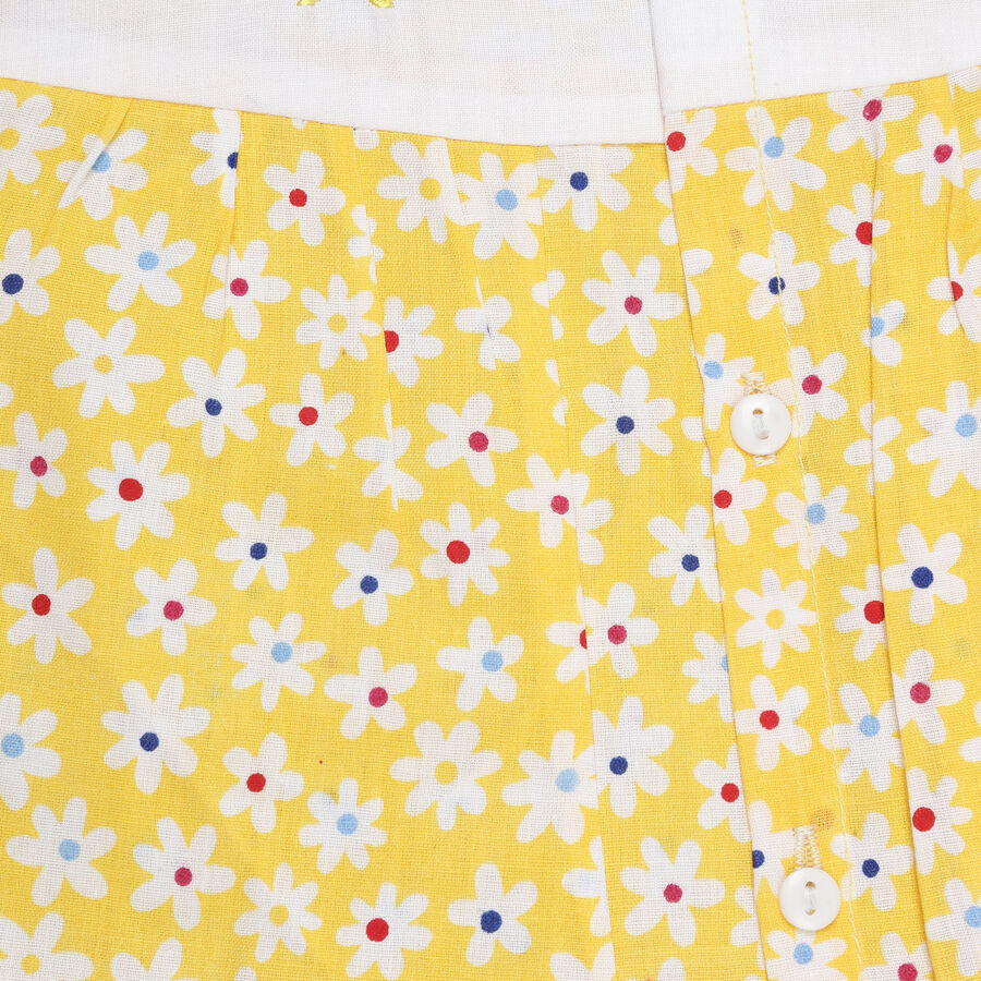 Infants Printed Shirt, Yellow, large image number null