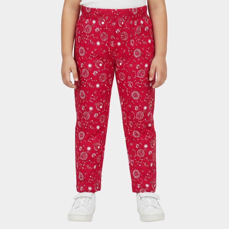 Girls' Pyjama, Fuchsia, large image number null