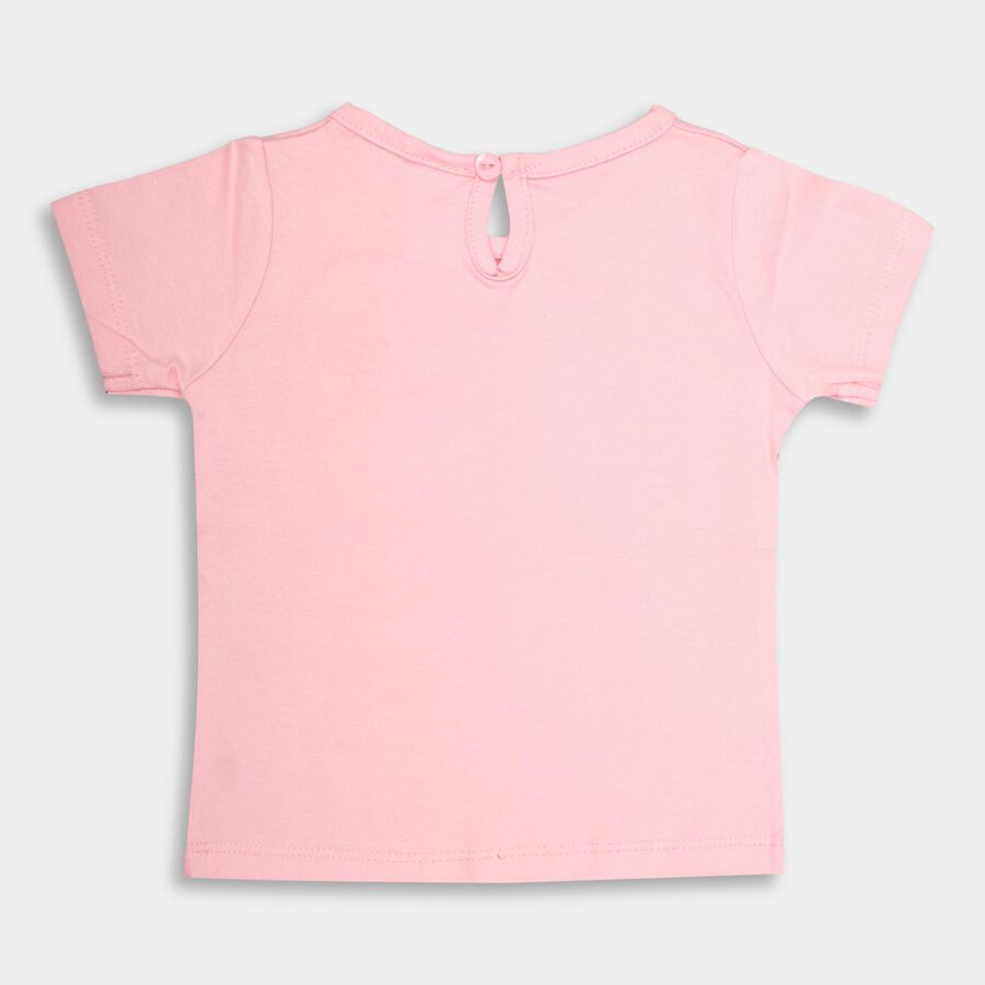 Infants' 100% Cotton T-Shirt , Pink, large image number null