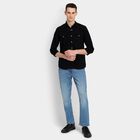 Men's 100% Cotton Casual Shirt, Black, small image number null