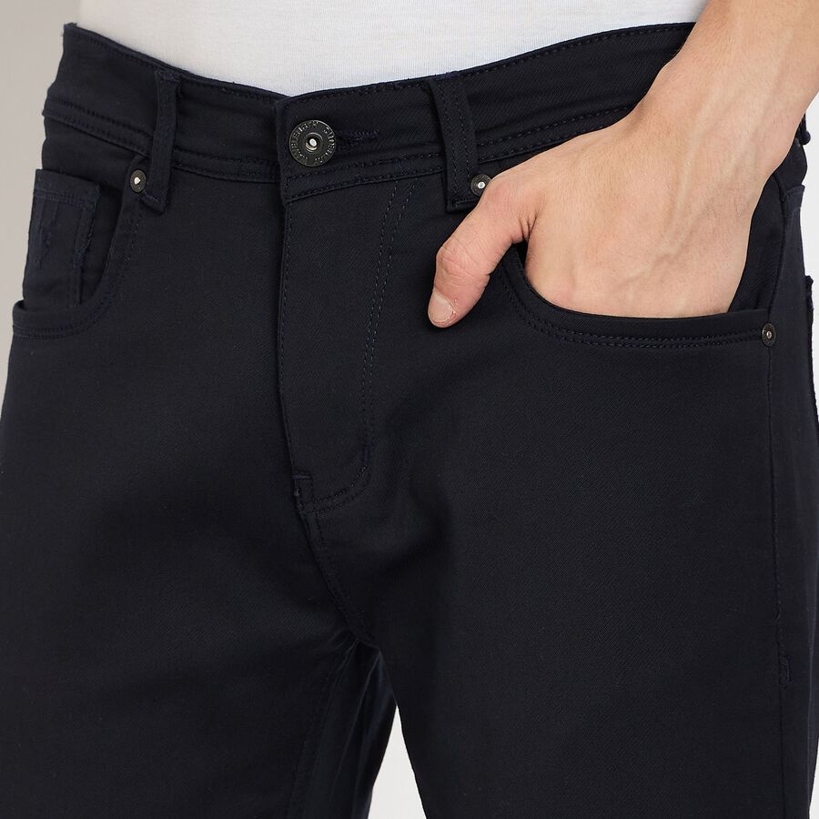 Men's Slim Fit Jeans, Dark Blue, large image number null