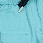 Boys' 100% Cotton Bermudas , मध्यम नीला, small image number null