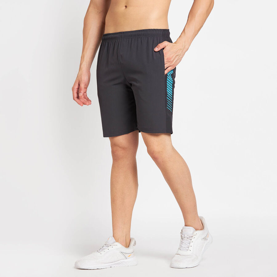 Cut & Sew Bermuda, गहरा ग्रे, large image number null