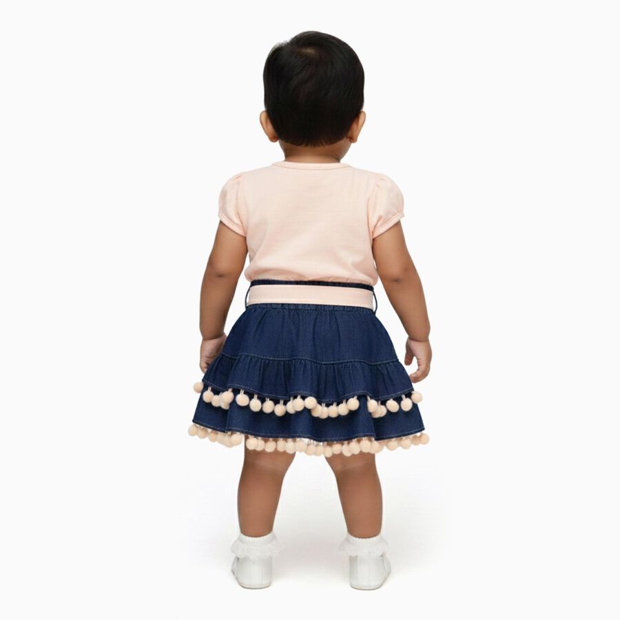 Infants' Top Skirt, पीच, large image number null