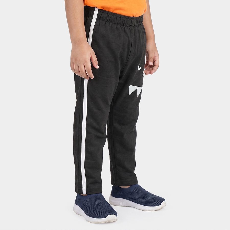 Boys' Charcoal Straight Fit Graphic Printed Pyjama, Charcoal, large
