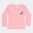 Girls Solid Top, Pink, small image number null