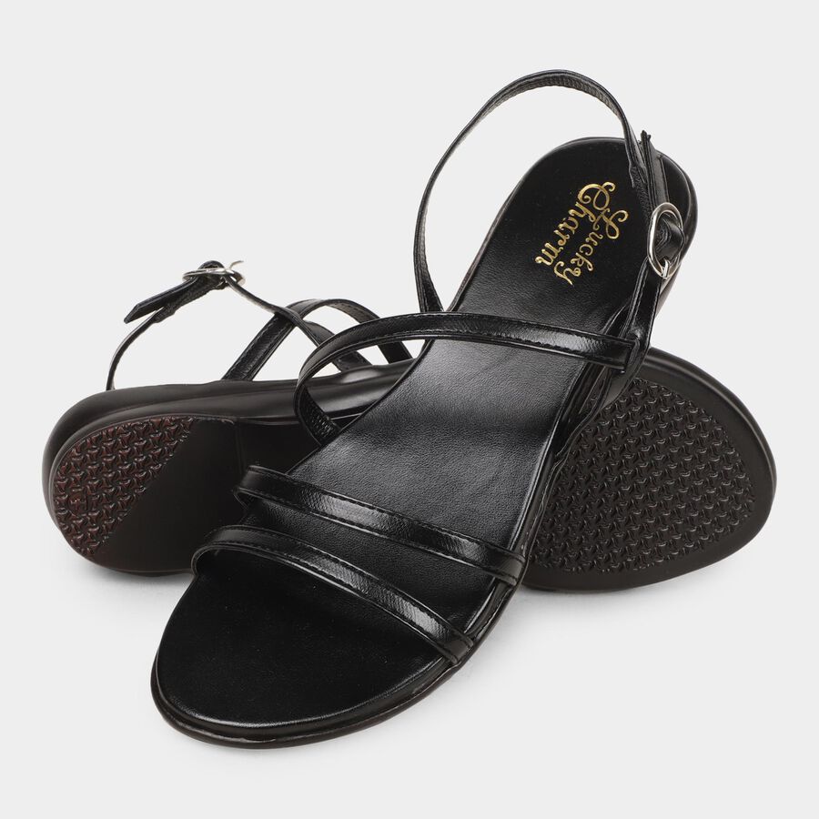 Ladies' Sandal, Black, large image number null