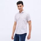 Men's White Cotton Regular Collar Casual Shirt, White, small image number null