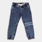 Boy's 100% Cotton Jeans , Dark Blue, small image number null