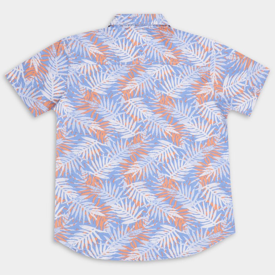 Boys' 100% Cotton Casual Shirt , Light Blue, large image number null