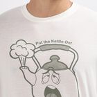 Men's Round Neck Half Sleeves T-Shirt, White, small image number null