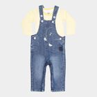 Infants Cotton Stripes Baba Suit, Yellow, small image number null