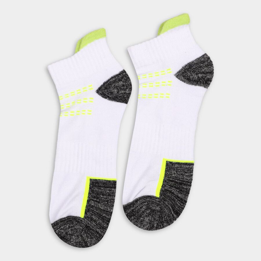 Men's Socks (Pack of 2), काला, large