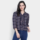 Checks Shirt, Navy Blue, small image number null