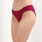Women's Deep Burgundy Bikini Panty, Purple, small image number null