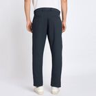 Men's Slim Fit Casual Trousers, नेवी ब्लू, small image number null