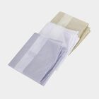 Men's Multicolour Striped Pack of 3 Handkerchief, ओलिव, small