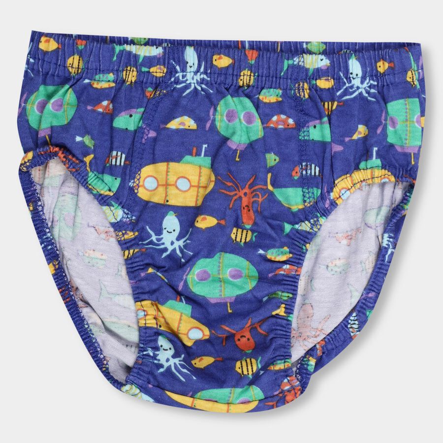 Boys' 100% Cotton Briefs , पीला, large image number null