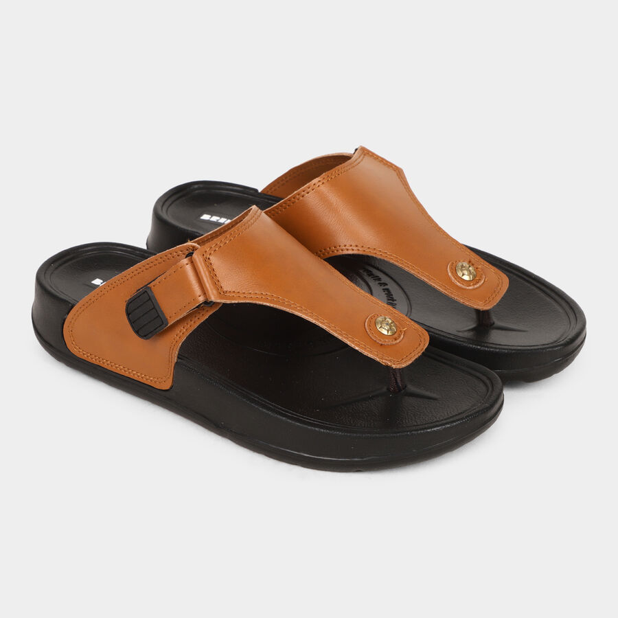 Mens' Sandal, Tan, large image number null