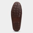 Men's Rich Chocolate Brown Slip-On Casual Loafers, Brown, small image number null