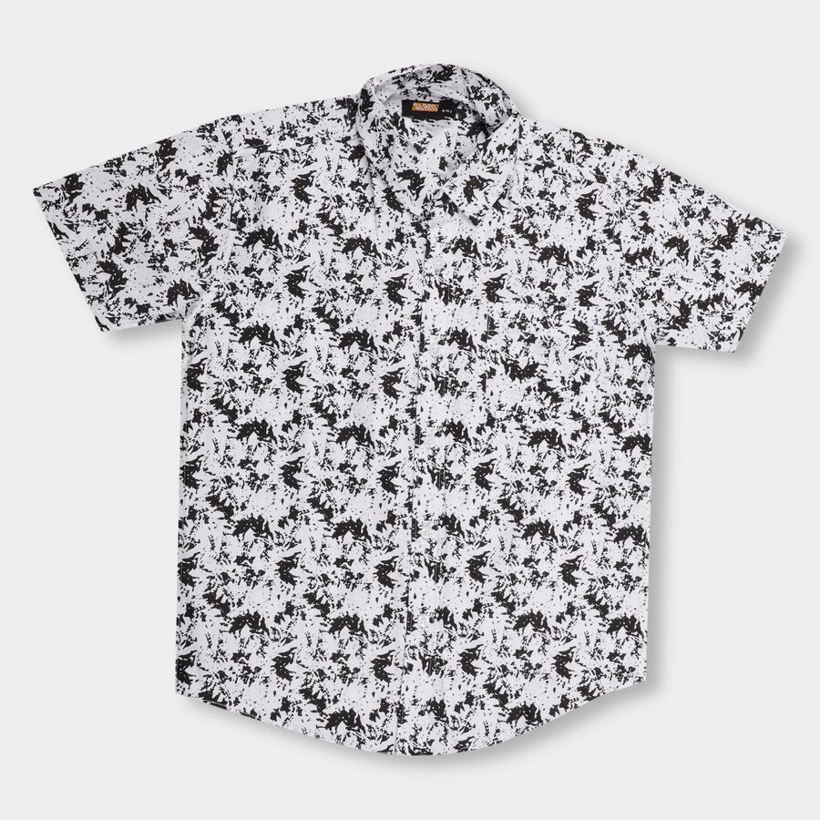 Boys' 100% Cotton Casual Shirt , सफ़ेद, large image number null