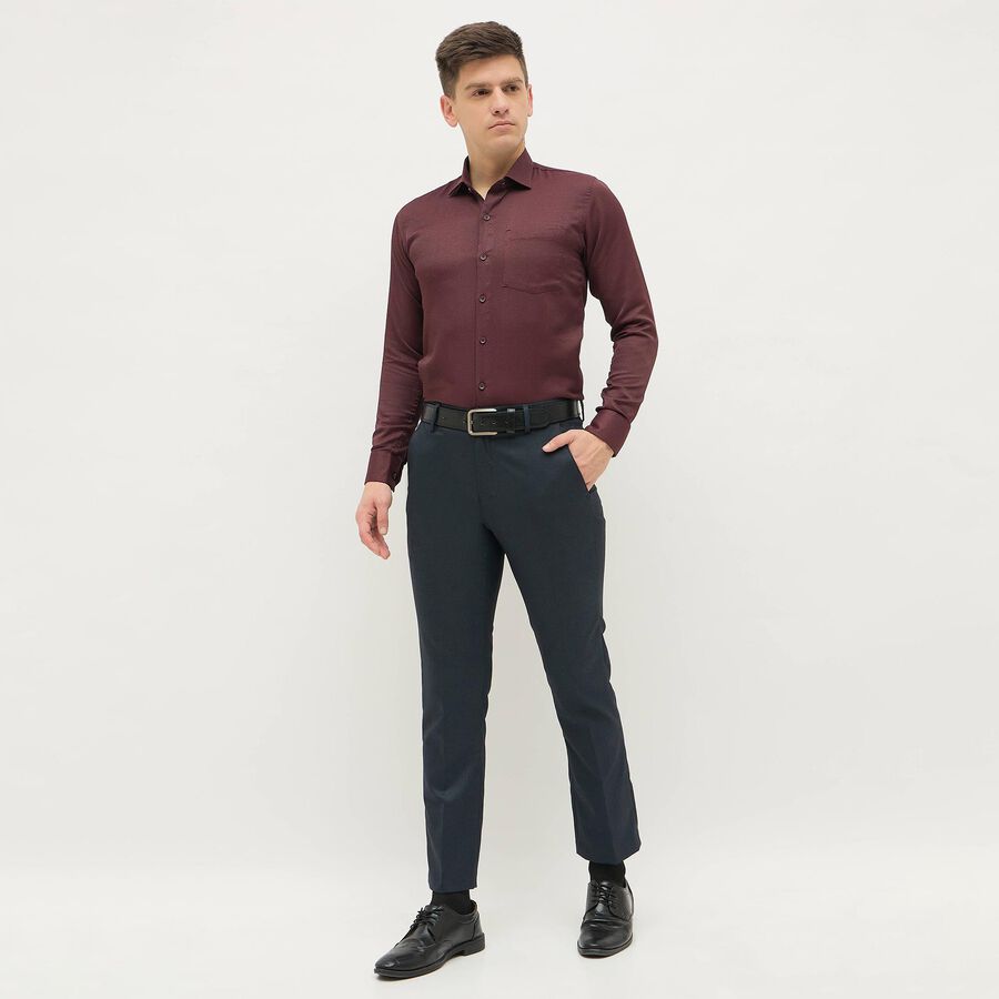 Men's Formal Shirt, मरून, large image number null