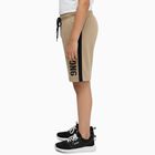 Boys' Cotton Blend Bermuda Shorts, Beige, small