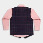 Boys' 100% Cotton Casual Shirt, Navy Blue, small image number null