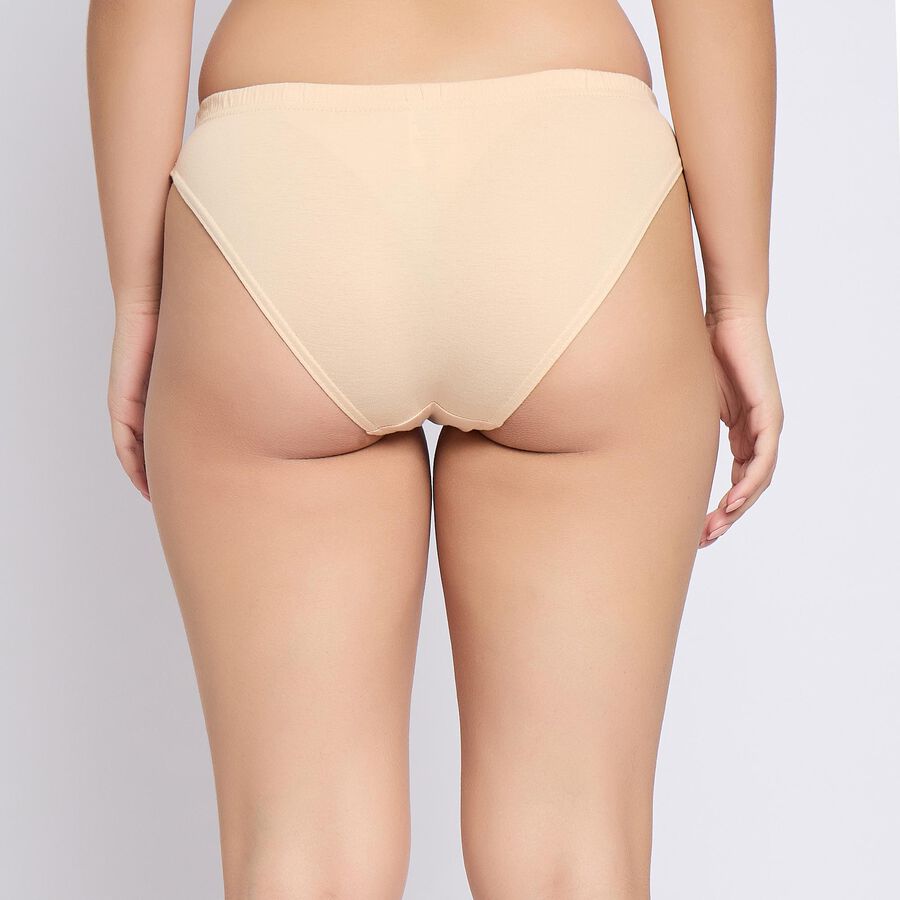 Ladies' 100% Cotton Panty , Beige, large image number null