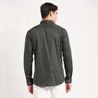Cotton Casual Shirt, Dark Green, small image number null