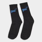 Men's Socks , काला, small