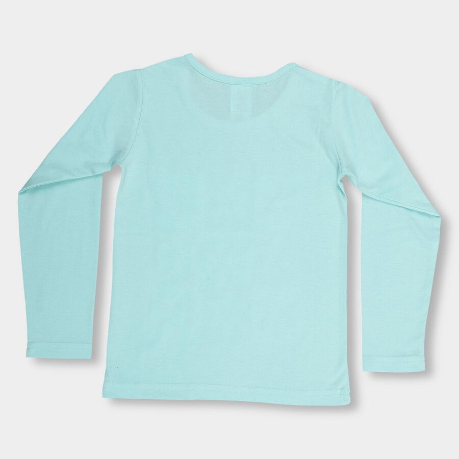 Girls' Top , Aqua, large image number null