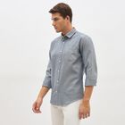 Men's Casual Shirt , Navy Blue, small image number null