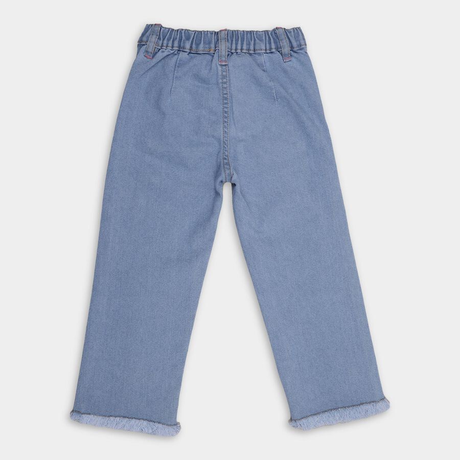 Girls' Jeans , हल्का नीला, large image number null