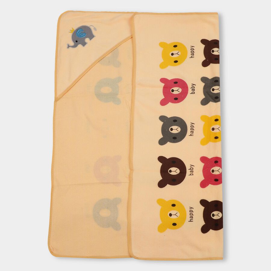 Infants' 100% Cotton Towel, Peach, large image number null