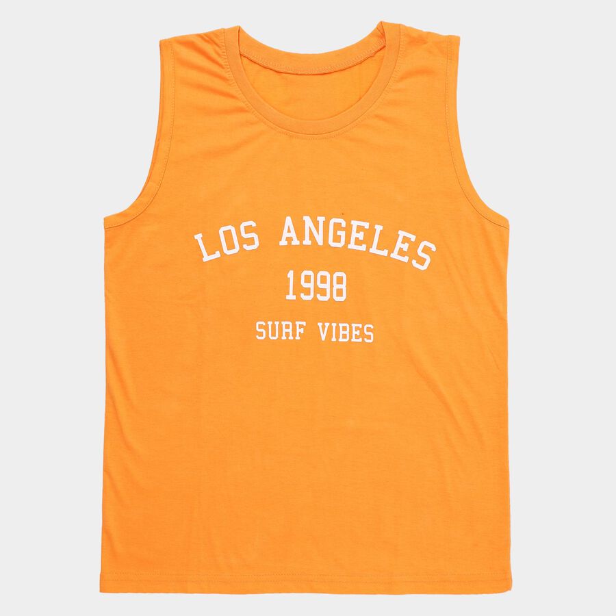 Boys' T-Shirt, Orange, large