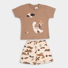 Infant Boy's Cotton Baba Suit, गहरा पीला, small image number null