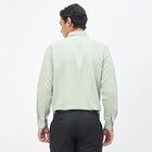 Men's Pale Sage Green Spread Collar Classic Formal Shirt, हल्का हरा, small