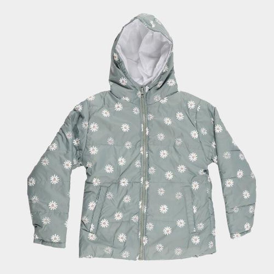 Girls' Jacket, Olive, large image number null