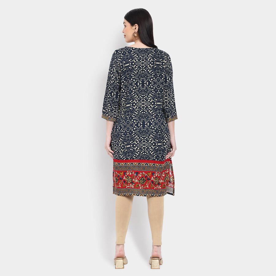 Ladies' Kurta , Dark Blue, large image number null
