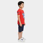Boys' Woven Baba Suit, लाल, small